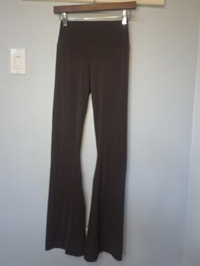 Offline by Aerie Real Me Xtra Brown Hi Rise Bootcut Leggings Long Inseam Medium